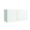 Concepts 36" W x 18" H x 12" D BUTT Door Lanston White Kitchen Wall Cabinet