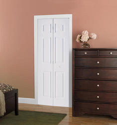 Mastercraft® 24W x 80H Primed Woodgrain 6-Panel Colonist Bi-Fold Closet  Door at Menards®