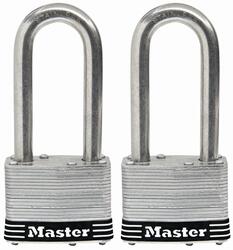Master Lock® 2" Stainless Steel Padlock - 2 Pack