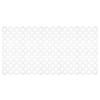 4' x 8' White Standard Plastic Lattice Panel