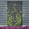 4' x 8' White Standard Plastic Lattice Panel