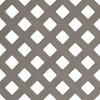 4' x 8' Adobe Redwood Privacy Plastic Lattice Panel