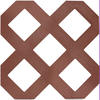 4' x 8' Black Standard Plastic Lattice Panel