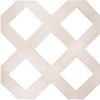 4' x 8' Black Standard Plastic Lattice Panel