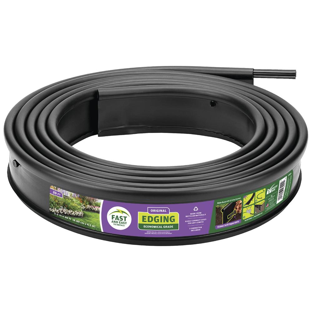 Master Mark Plastics® 20' Master Gardener® Plus Black Landscape Edging Master Mark Plastics® 20' Master Gardener® Plus Black Landscape Edging