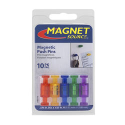 Master Magnetics Neodymium Magnetic Push Pins (10pk)