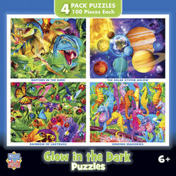 MasterPieces® Kids' 24-100 Piece Puzzle - 4 Pack - Assorted Styles