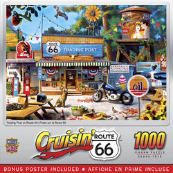 MasterPieces® Cruisin' Route 66 1,000 Piece Puzzle - Assorted