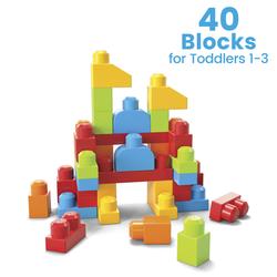Mega Bloks First Builders Maxi Bloks 40 Pieces Let's Build It