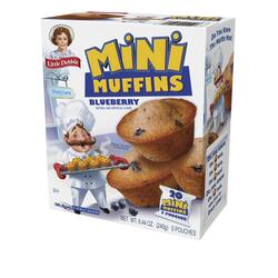 Little Debbie Little Muffins, Chocolate Chip - 8.27 oz box