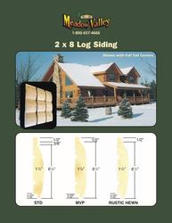 2 in. x 8 in. x 12 ft. Select SPF Log Cabin Siding 740462244283 - The Home  Depot