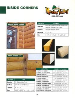 Meadow Valley 4-1/4 x 12' Unfinished Wisconsin White Pine Smooth Inside ...