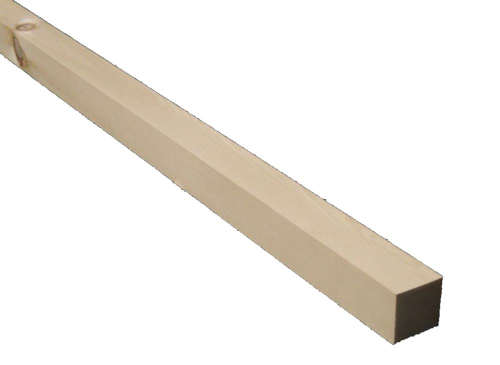 Meadow Valley 4-1/4 x 8' White Pine Smooth Inside Corner Quarter Log
