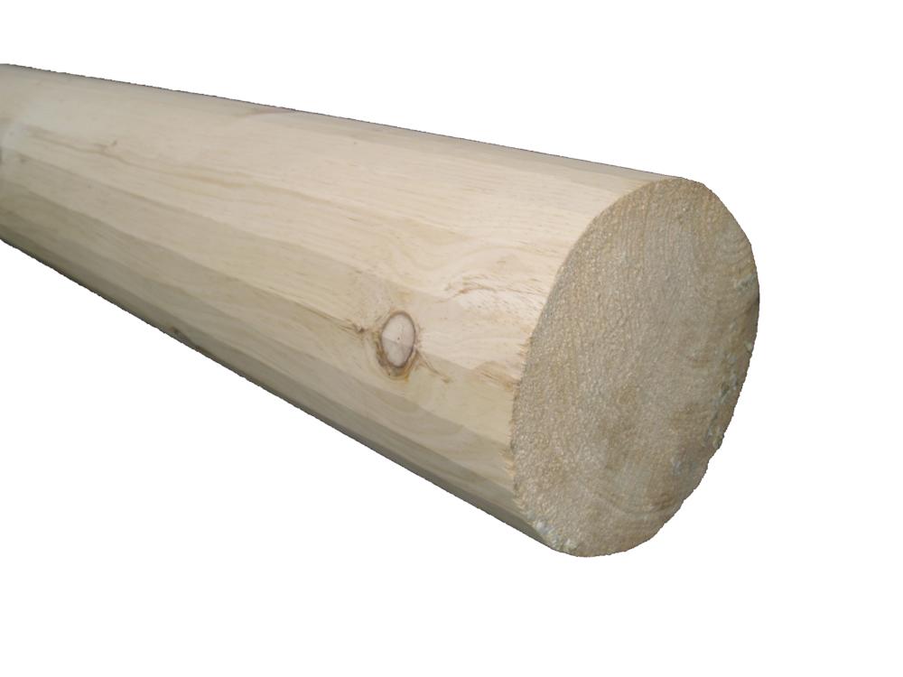 Meadow Valley 4-1/2 x 9 x 8' White Pine Hewn Full Half Log Beam Meadow Valley 4-1/2 x 9 x 8' White Pine Hewn Full Half Log Beam