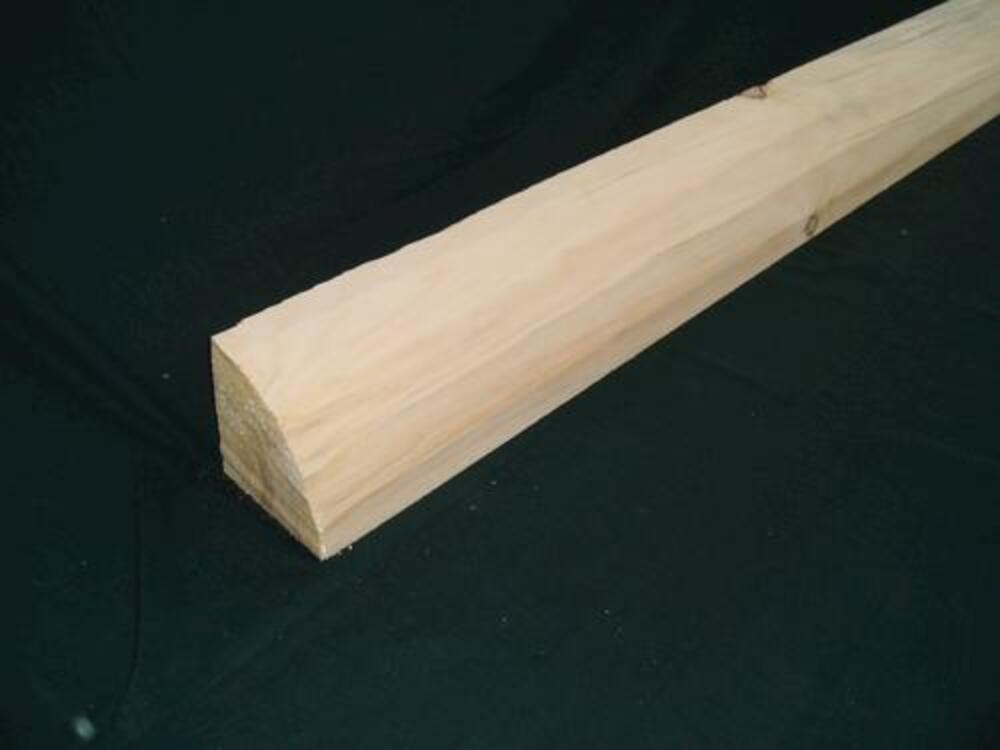 Meadow Valley 4-1/4 x 8' White Pine Smooth Inside Corner Quarter Log