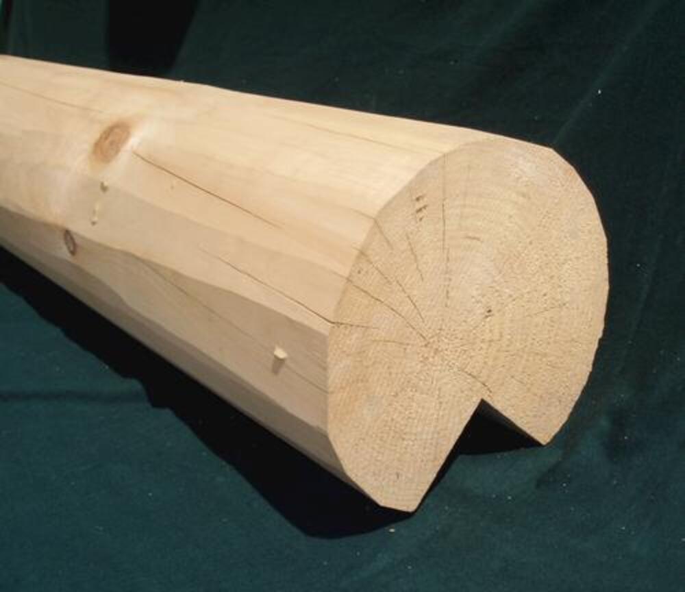Meadow Valley 7 x 10' White Pine Smooth V-Notched Corner Log Meadow Valley 7 x 10' White Pine Smooth V-Notched Corner Log