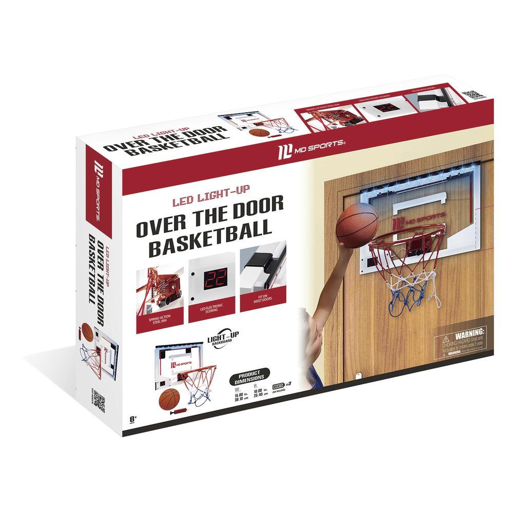Spalding Slam Jam Door Hoop - Canestro Da Basket Da Porta Per Interni - Foto 13