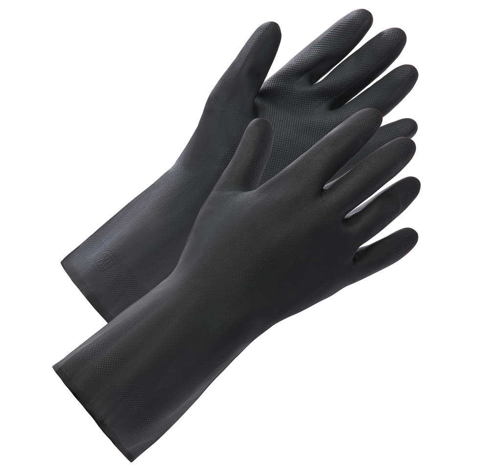 Black Nitrile Gloves Venom Steel Rip Resistant Industrial Gloves