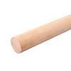 1-5/16 x 6' Heavy-Duty Unfinished Oak Closet Rod