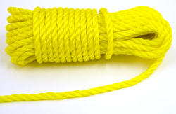 Twisted Polypropylene Rope - Yellow - 1/4 x 1,200' from KINGCORD