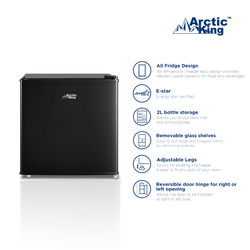 Arctic King™ 1.7 cu. ft. Black Compact Refrigerator at Menards®