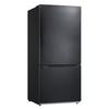 Criterion® 18.7 cu.ft. Black Bottom Freezer Refrigerator