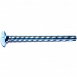 Carriage Bolts 3/16-24 X 2-1/2 Inch - 100 Piece Zinc Plated Steel