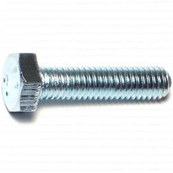 M8-1.25 Hex Cap Screws - Class 8.8, Zinc Coated, Coarse Thread (Choose Length & Quantity)