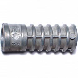 1/4" X 1" Lag Scew Shield Anchos, Shot, Zamac #5 Zinc Alloy