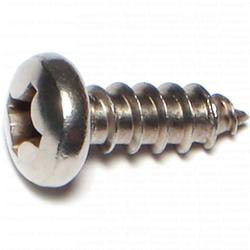 Fastenere #8 X 3/4 Pan Head Sheet Metal Screws - 316 Stainless Steel, Marine Grade, Qty 50