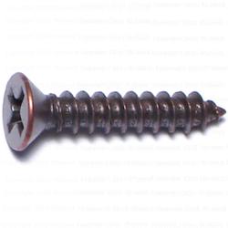 Deerwood Screws #6 X 3/4 Flat Head Phillips Wood Screws - Antique Brass/Bronze (25-Pack)