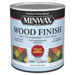 Minwax Wood Finish Water-Based Colton Blue Mw1058 Semi-Transparent Interior  Stain (1-Quart) in the Interior Stains department at