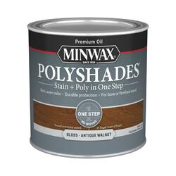 Minwax PolyShades Semi-Transparent Gloss Antique Walnut Stain