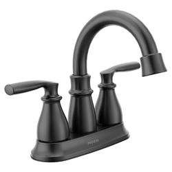 Moen® Hilliard™ Two-Handle 4" Centerset Matte Black Bathroom Sink Faucet