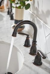 Moen® Hilliard™ Two-Handle 8" Widespread Mediterranean Bronze Bathroom ...