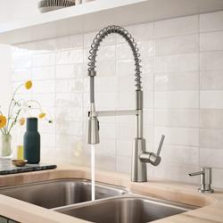 Moen® Nori™ One-Handle Pull-Down Spot Resist™ Stainless Pre-Rinse