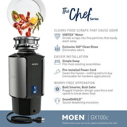 Moen® Chef Series 1 Horsepower Garbage Disposal at Menards®