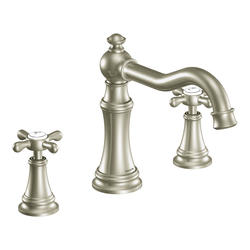 Moen® Weymouth® Brushed Nickel Roman Tub Faucet-Trim Only at Menards®