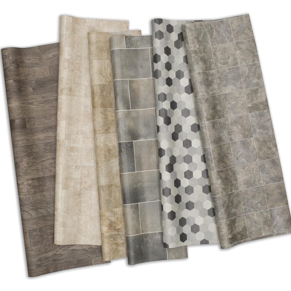 Mohawk® Pre-Cut Vinyl Flooring 6' x 9' - Assorted