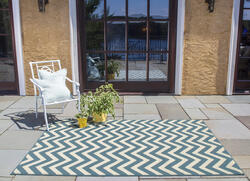 Designer's Image™ Beachcomber Blue Indoor/Outdoor Area Rug 2'3