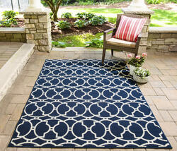 Designer's Image™ Beachcomber Navy 8'6