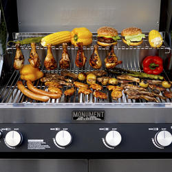 Monument ClearView® Denali 4-Burner Propane Gas Grill at Menards®