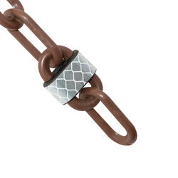 Mr. Chain™ 2 in. (#8) x 25' Brown Reflective Barrier Chain at Menards®