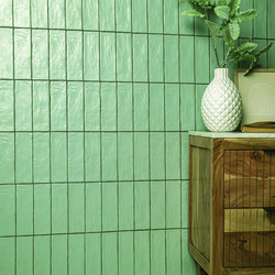 MS International Nacre Millenial Jade 2.5 x 8 Satin Ceramic Wall