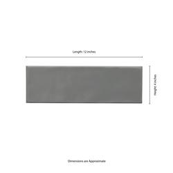 MS International Urbano Glossy Graphite Gray 4 x 12 Ceramic Wall