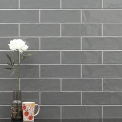 MS International Urbano Glossy Graphite Gray 4 x 12 Ceramic Wall