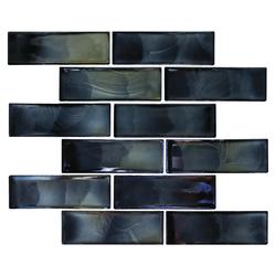 GBM® Metro Subway Arctic 12 x 12 Glass Mosaic Tile GBM® Metro Subway Arctic 12 x 12 Glass Mosaic Tile