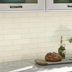 MS International Artisan Glossy Antique White 12 x 12 Ceramic Mosaic Tile