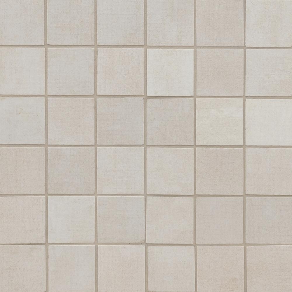 MS International Gridscale Matte Concrete 12 x 12 Ceramic Mosaic Tile