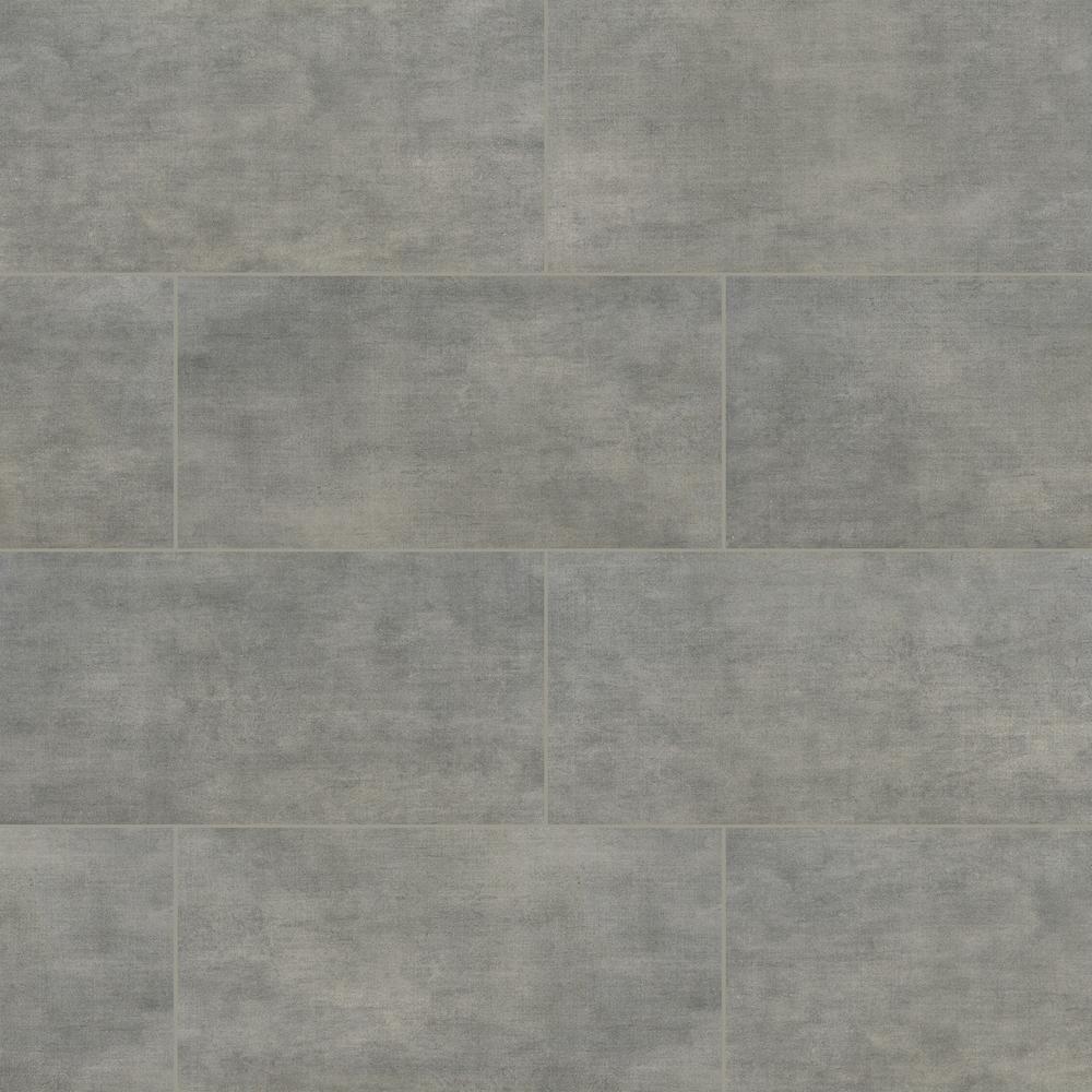 MS International Gridscale Matte Gris 12 x 24 Ceramic Floor and Wall Tile